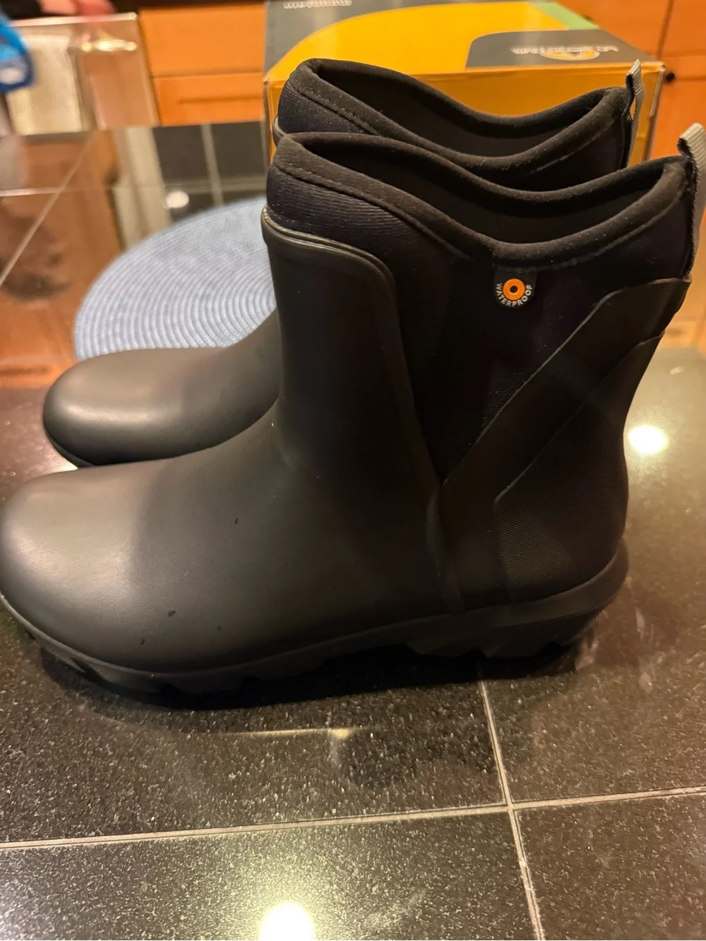 Bogs Women’s Black Slip-On Rain & Snow Boots
